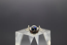 Taurus Moon, Cremation Ashes Ring in Sterling Silver