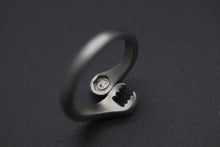 Sterling Wrech Ring with Cremation Ash Stone
