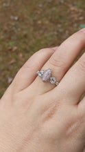 Marquise Shaped Vintage Style Cremation Ash Ring