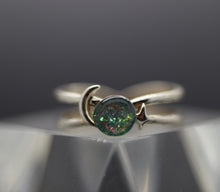 Celestial Split Band Memorial Ashes Ring