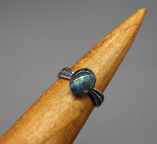 Silver Asymmetrical Dotted Cremation Ashes Ring