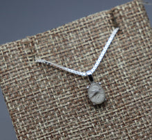Sterling Oval Keepsake Pendant with Lock of Hair - Ashley Lozano Jewelry