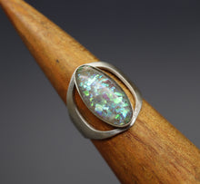 Dichroic Cremation Ashes Ring