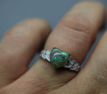 Floral Heart Cremains Ring