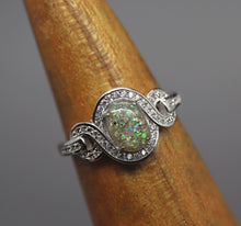 Oval "Endless Love" Cremation Ring in Sterling Silver