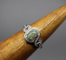 Oval "Endless Love" Cremation Ring in Sterling Silver