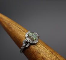 Oval "Endless Love" Cremation Ring in Sterling Silver