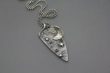 Moon & Star Diamond Cremation Necklace - Ashley Lozano Jewelry