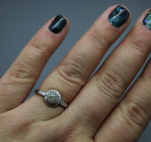 Round Halo Cremation Ring