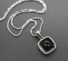 Square Silver Necklace for Ashes