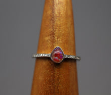 silver cremains ring