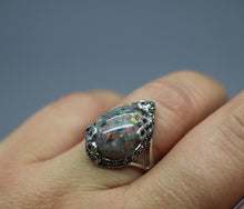 Statement Ring with Ashes