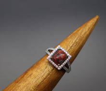 Elegant Emerald Cut Ring with Cremation Ashes