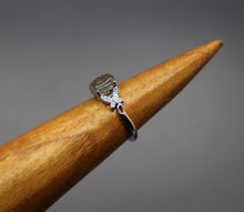 Memorial Butterfly Ring with Cremation Ashes