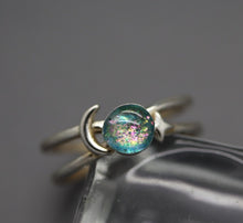 Celestial Split Band Memorial Ashes Ring