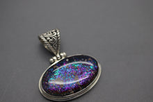 Hinged Oval Cremation Ash Necklace