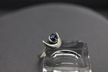 Taurus Moon, Cremation Ashes Ring in Sterling Silver