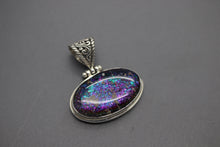 Hinged Oval Cremation Ash Necklace