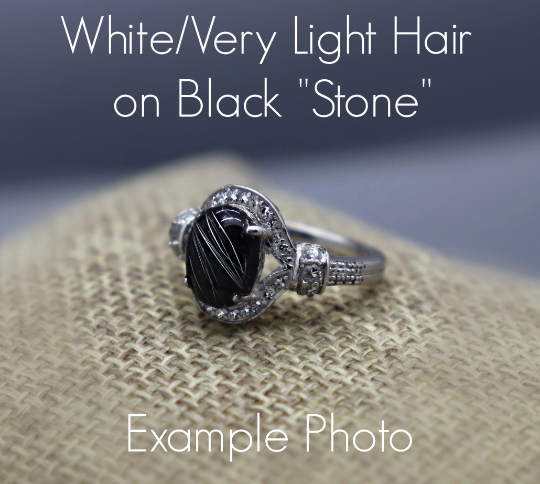 Mourning Jewelry Ring Made With Human Hair or Animal Fur - Handmade –  Ashley Lozano Jewelry