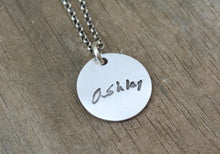 Signature Handwriting Pendant - Ashley Lozano Jewelry
