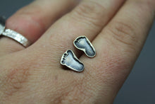 Custom Baby Footprint Earrings - Ashley Lozano Jewelry