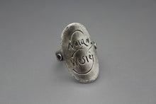 Sterling Silver Handwriting Ring - Ashley Lozano Jewelry