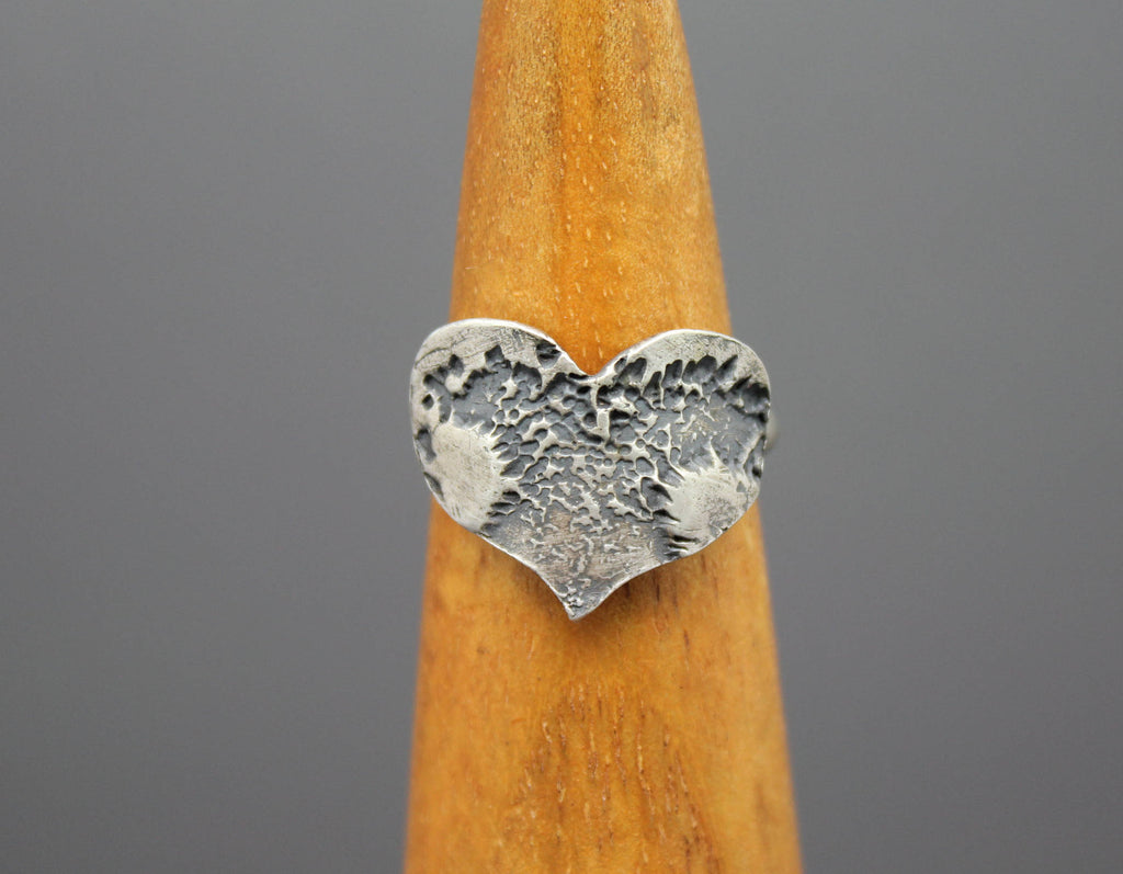 Custom Silver Dog Noseprint Ring Ashley Lozano Jewelry