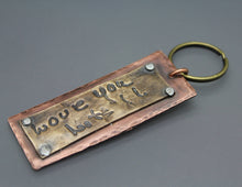 Child Artwork Or Signature On A Handmade Keychain - Ashley Lozano Jewelry