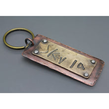 Child Artwork Or Signature On A Handmade Keychain - Ashley Lozano Jewelry