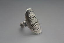 Sterling Silver Handwriting Ring - Ashley Lozano Jewelry