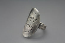 Sterling Silver Handwriting Ring - Ashley Lozano Jewelry