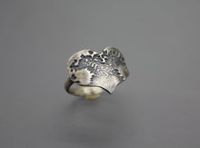 Silver Paw Print Heart Ring - Ashley Lozano Jewelry