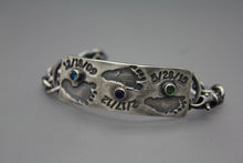 Custom Baby Footprint Bracelet With Birthstones From Your Child's Actual Prints - Ashley Lozano Jewelry