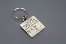 Custom Keychain with Words or Soundwaves - Ashley Lozano Jewelry