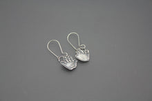 Custom Handprint Earrings In Silver Made From Your Child's Actual Hand Prints - Ashley Lozano Jewelry