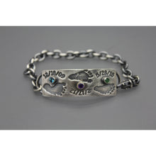 Custom Baby Footprint Bracelet With Birthstones From Your Child's Actual Prints - Ashley Lozano Jewelry