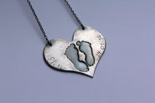 Custom Baby Footprint Necklace - Ashley Lozano Jewelry