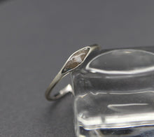 Flared Stackable Cremation Ash Ring in Sterling Silver