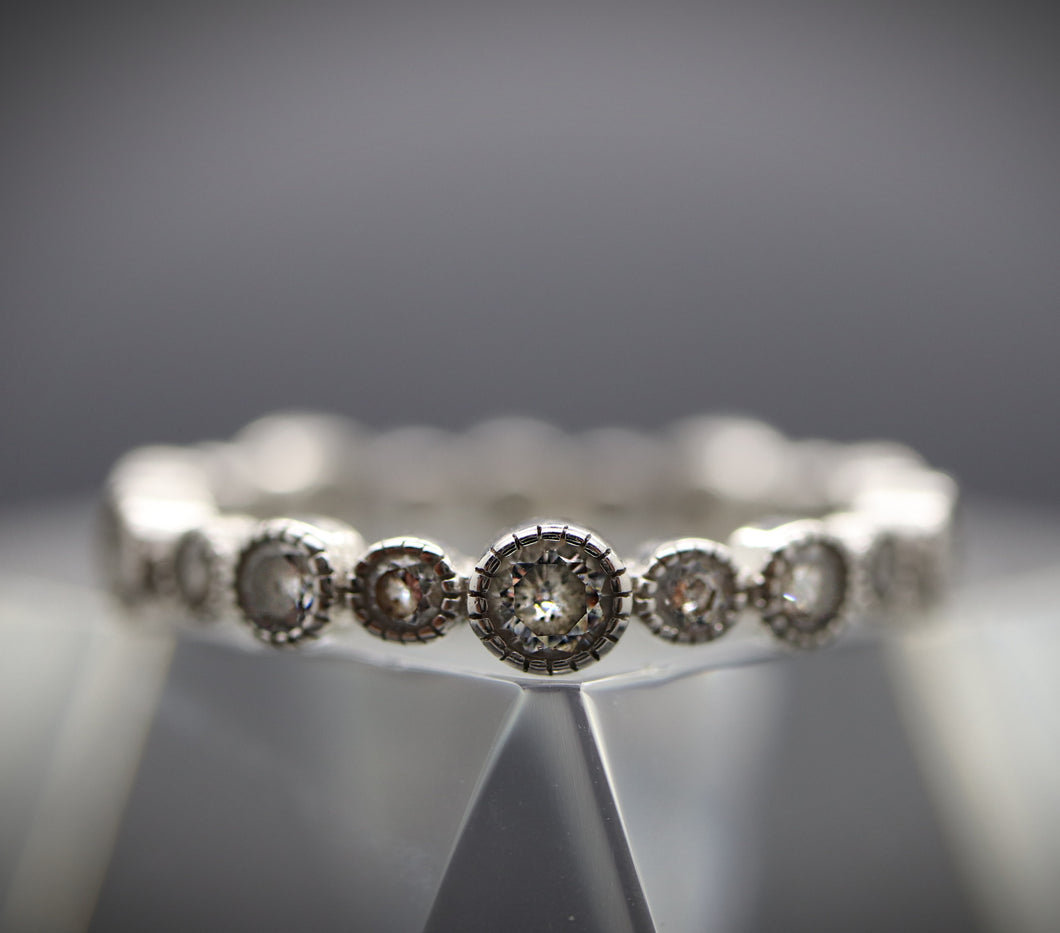 Stackable Cremation Eternity Ring
