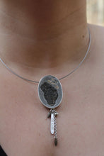 Mixed Media Art Necklace with Cross Artifact from 16th-18th Century - Ashley Lozano Jewelry