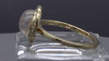 Pure Gold, Genuine Diamond, Top Quality Moonstone Cremation Ring (PRICE TBD)