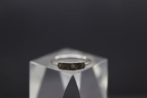 Minimalist Oval Cremation Ash Ring