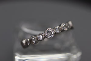 Stackable Cremation Eternity Ring