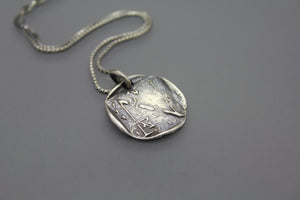 Wax Seal Monogrammed Necklace - Ashley Lozano Jewelry