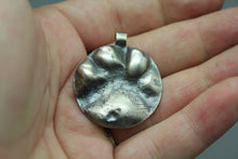 Custom Silver Dog Print Pendant - Ashley Lozano Jewelry