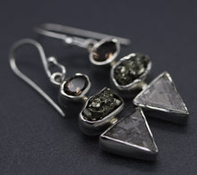 Unique Stacked Stone Earrings