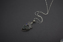 Hinged Moonstone and Labradorite Necklace