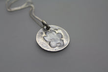 Silver Pet Loss Cremation Pendant With Your Pet's Actual Paw Print - Ashley Lozano Jewelry