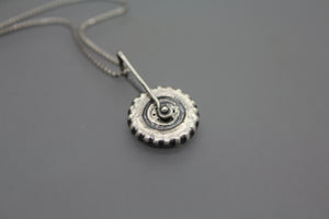 Boymom Custom Spinning Silver Necklace Made From Your Child's Favorite Toys - Ashley Lozano Jewelry