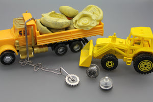 Boymom Earrings, Custom Tire Earrings Made From Your Child's Actual Toys - Ashley Lozano Jewelry